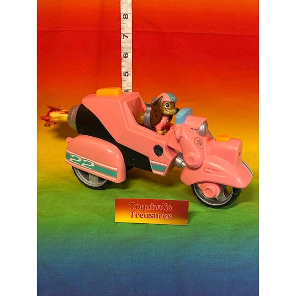 Paw Patrol Mighty Movie Liberty Motorcycle Vehicle & Figure - Picture 1 of 2